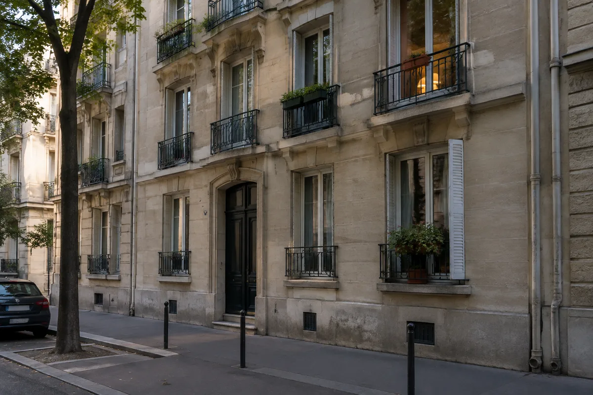 Immeuble résidentiel illustrant le capital immobilier nécessaire pour un revenu locatif net