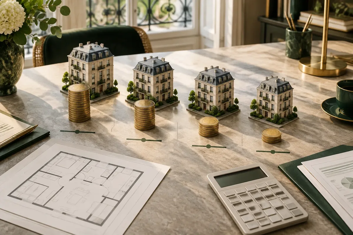 Capital immobilier pour 1 000 € nets : les chiffres clés